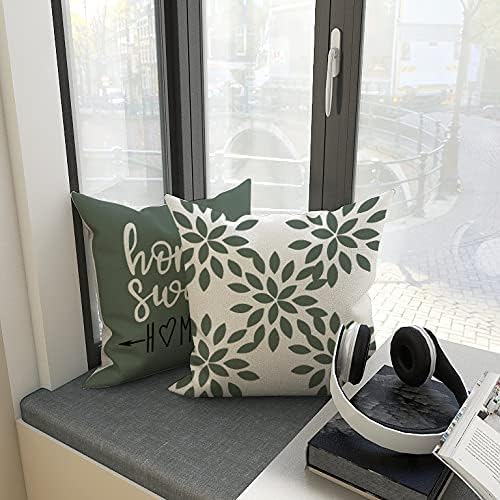 YCOLL Pillow Covers 16x16 Set of 4, Modern Sofa Throw Pillow Cover, Decorative