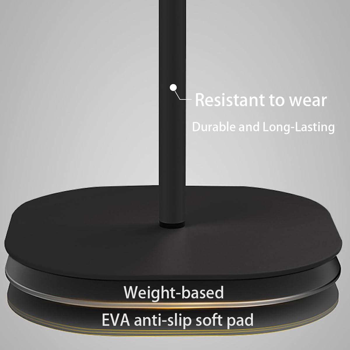 Small Laptop Standing Desk, Adjustable Height Pedestal End Table with Wooden Top, Portable Tall Side Table Workstation, Sit-Stand Desks for Bedside,Sofa,Couch, Living Room, Bedroom, Home Office, Brown