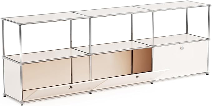 Modern Storage Cabinet Versatile Free-Standing Organizer