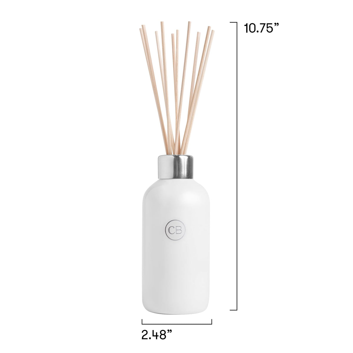 Capri Blue Volcano Reed Diffuser Set, Includes Reeds, Fragrance Oil, and Glass Bottle for Home Décor, Room Fresheners, White (8 Fl Oz)