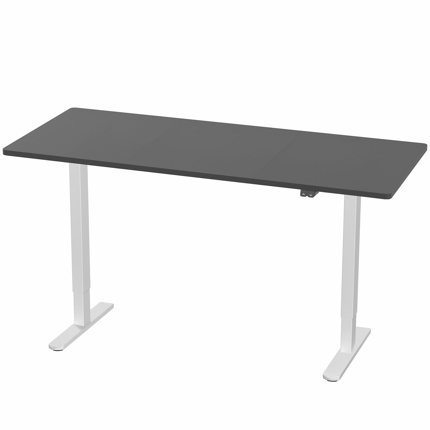 VIVO Electric 71 x 30 inch Stand Up Desk, Height Adjustable, Black Top White Frame, Home and Office Furniture Sets, DESK-KIT-0W7B