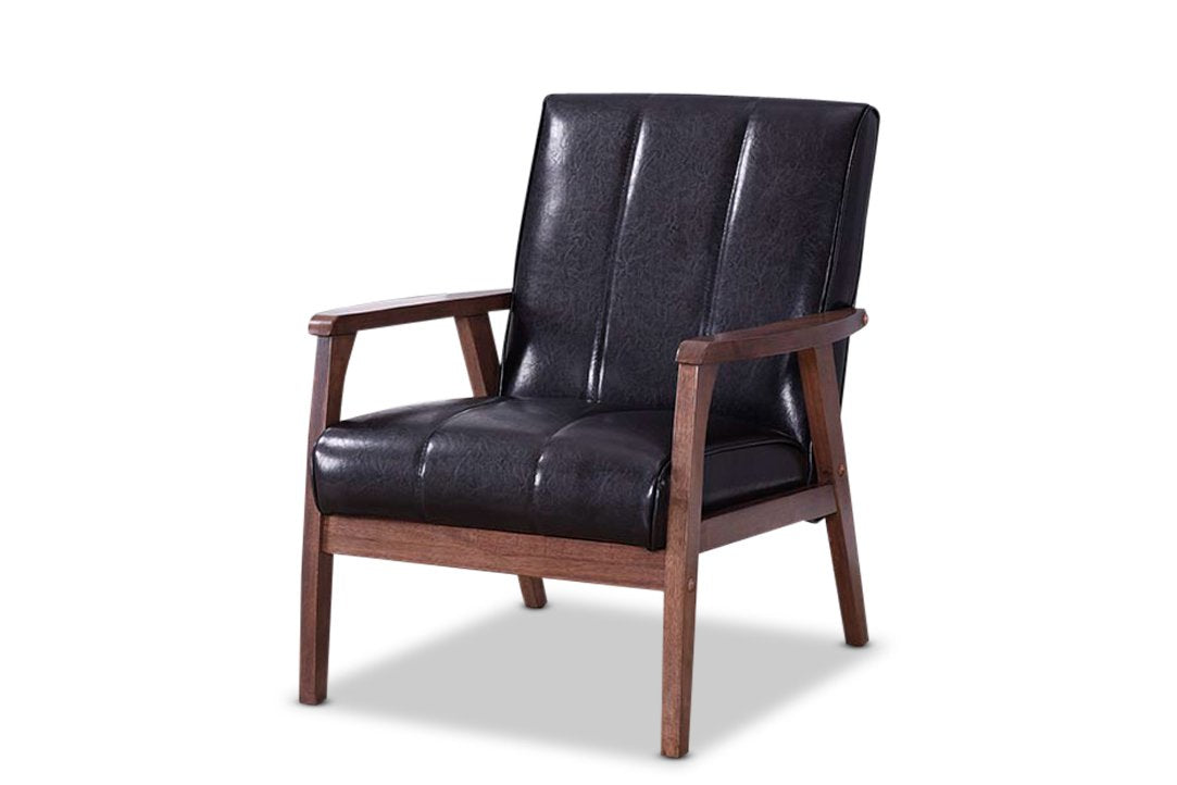 Baxton Studio Modern Sofa, Chair and Accessories Bundle
