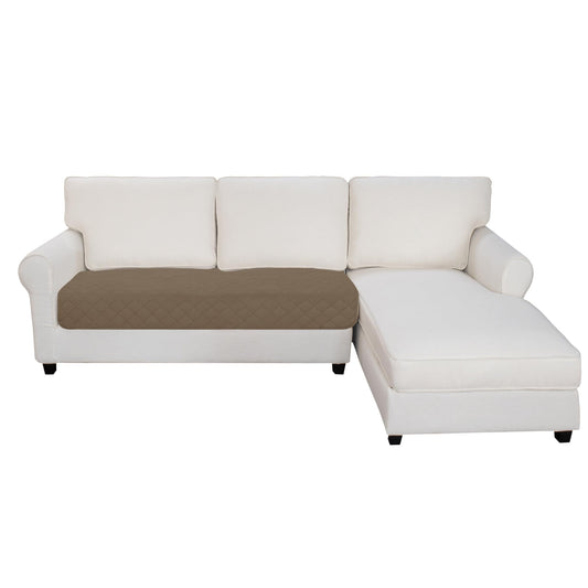 Easy-Going Sectional Couch Covers for Dogs L Shape Sofa Cover Reversible Sofa Slipcover Chaise Lounge Cover Furniture Protector Cover for Pets Dog Cat (30 x 50 inches, Camel/Ivory)