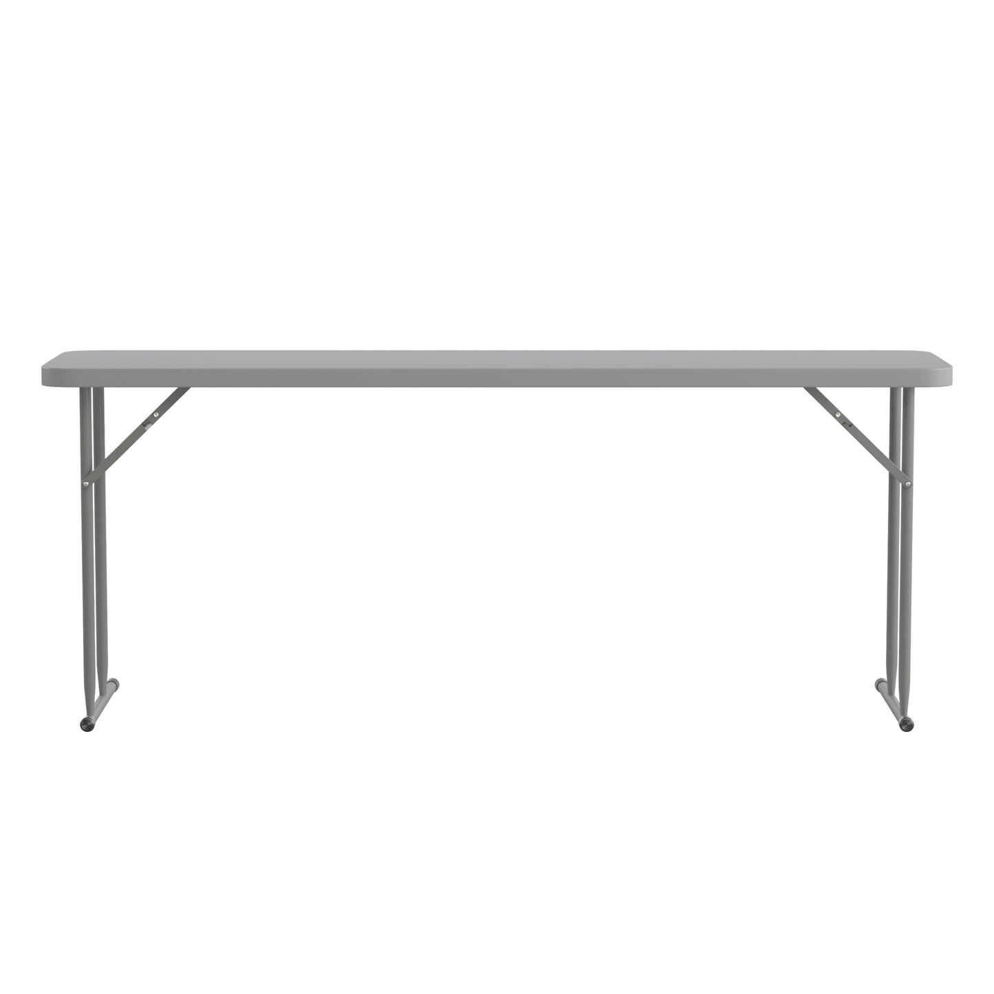 Flash Furniture Kathryn Commercial Grade 6-Foot Gray Plastic Folding Training Table