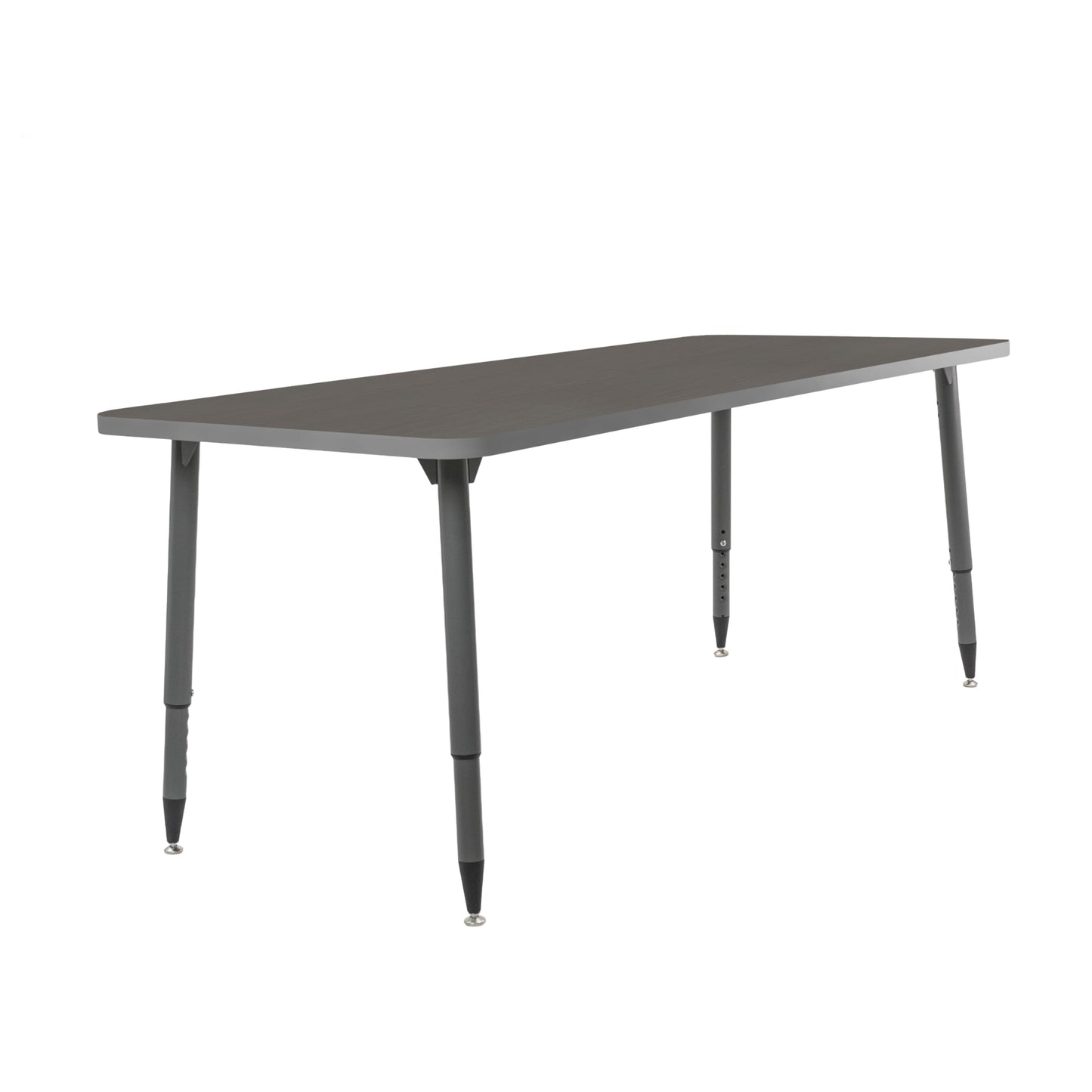 Adapte Commercial Classroom Activity Table - 30" x 72" Rectangle, ADA Compliant Tapered Legs with Glides & Casters, Adjustable Height 22-34" Wheelchair Accessible, School & Office Furniture
