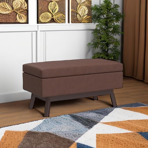 SIMPLIHOME Owen Small Rectangular Storage Ottoman