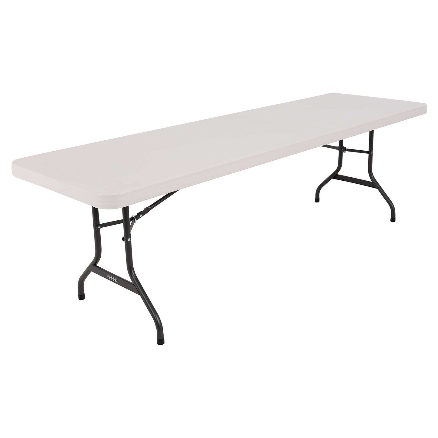Lifetime 22980 Folding Utility Table, 8 Feet, Almond