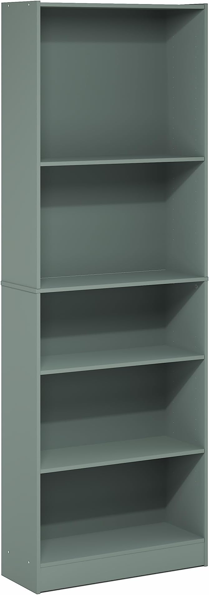 Furinno Jaya Book Shelf, 5-Tier Bookshelf, Bookcase