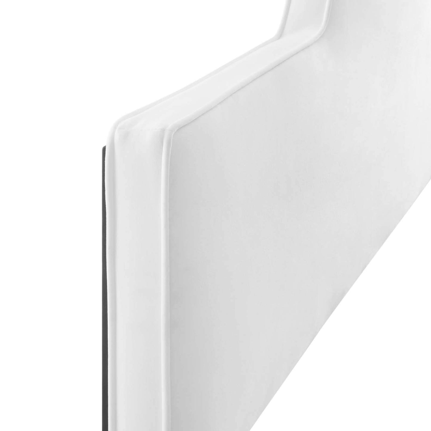 Modway MOD-6302-WHI Dawn Twin Performance Velvet Headboard, White
