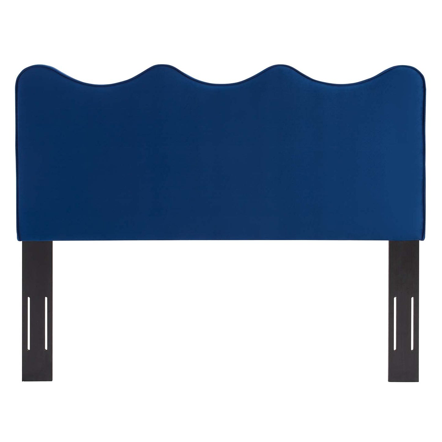 Modway Athena Performance Velvet Full/Queen Headboard in Navy