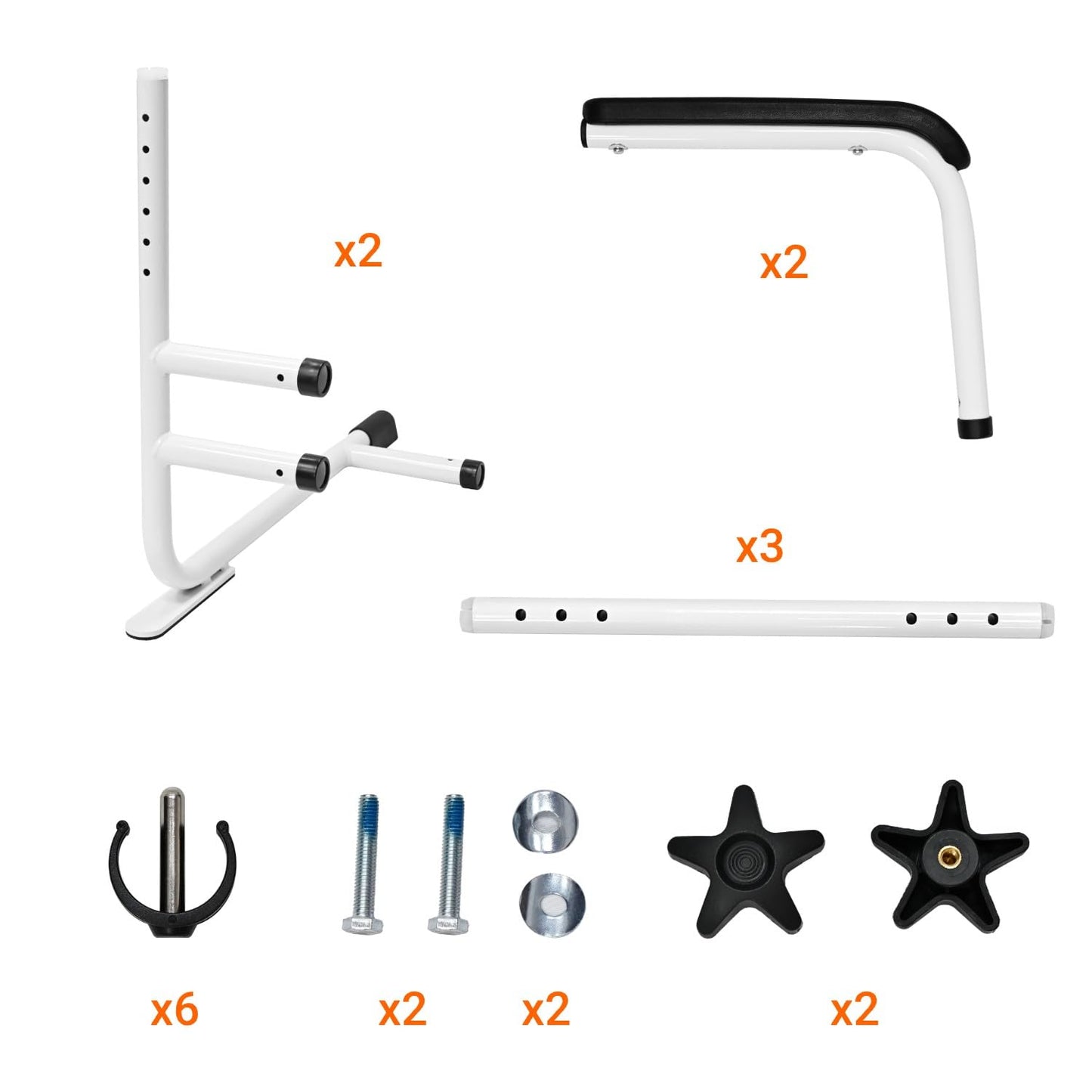QIPRAONO Stand Assist Aid for Elderly/Seniors/Disabled, Couch/Chair Lift Assistance Stand Up Devices with 6-Level Adjustable Height, Help Standing Aids & Supports, 450lbs Loading, White