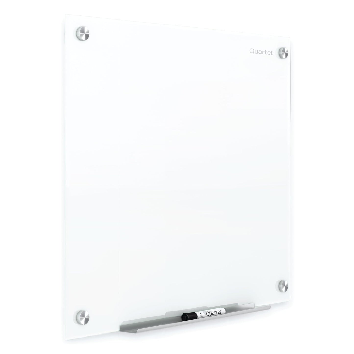 Quartet Dry Erase Board, Magnetic Whiteboard 48" x 48", Glass Board for Wall, Infinity, Brilliance White (G24848W)