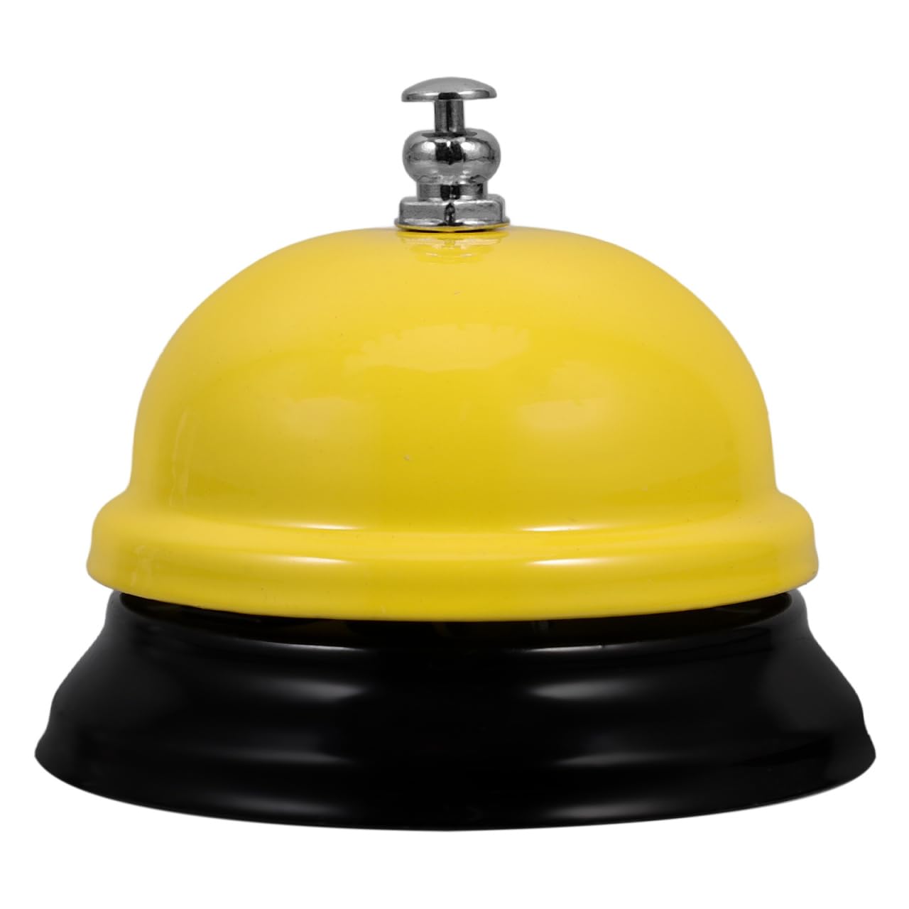 TEHAUX Service Bell 3 Inch Loud Metal Desk Bell Handheld Call for Office Hotel School Classroom Reception Elder Care Use