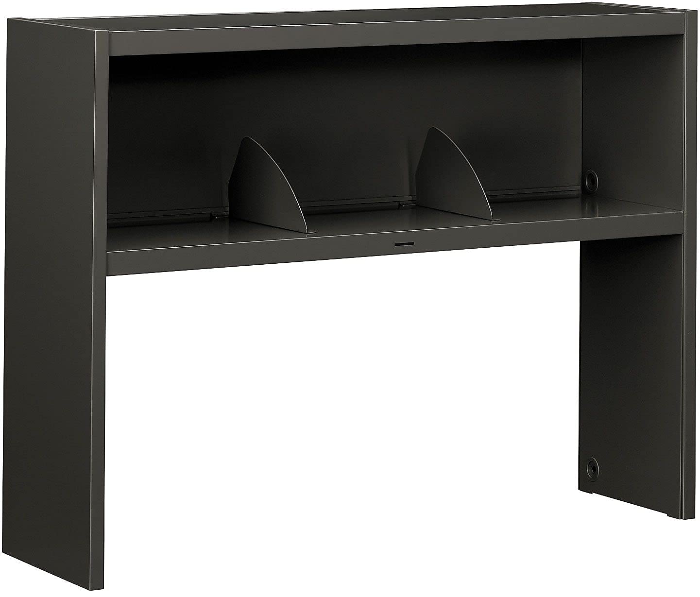 HON 386548NS Stack On Open Shelf Hutch, 48" by 13-1/2" by 34-3/4", Charcoal