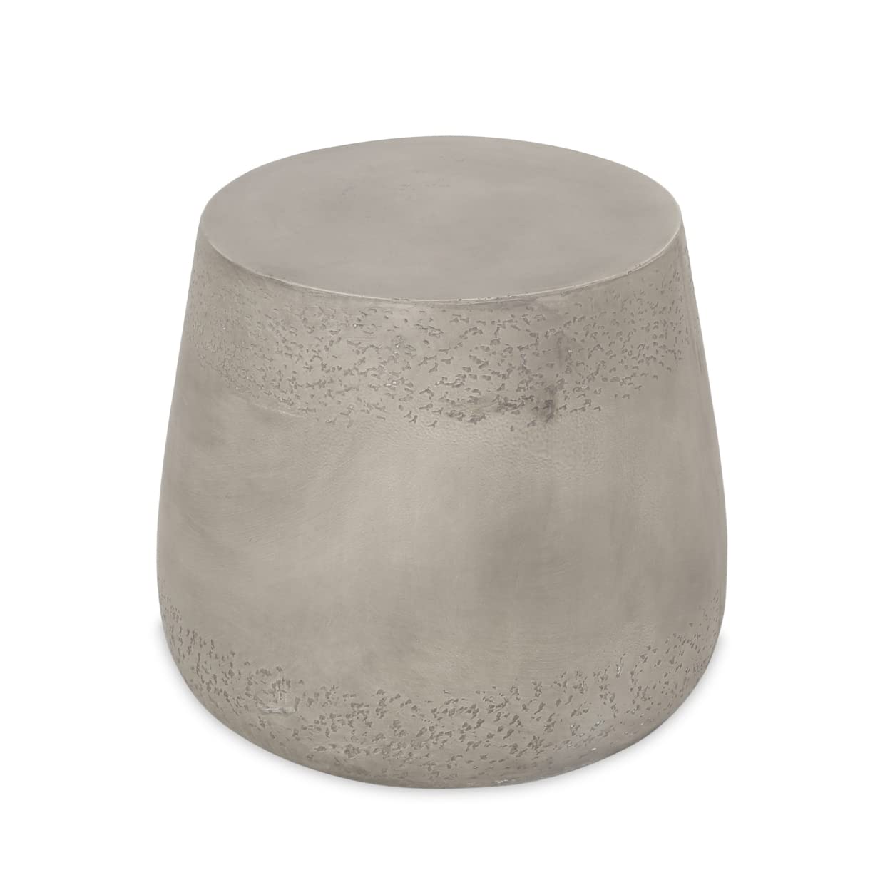 Phoebe Outdoor Contemporary Lightweight Concrete Accent Side Table