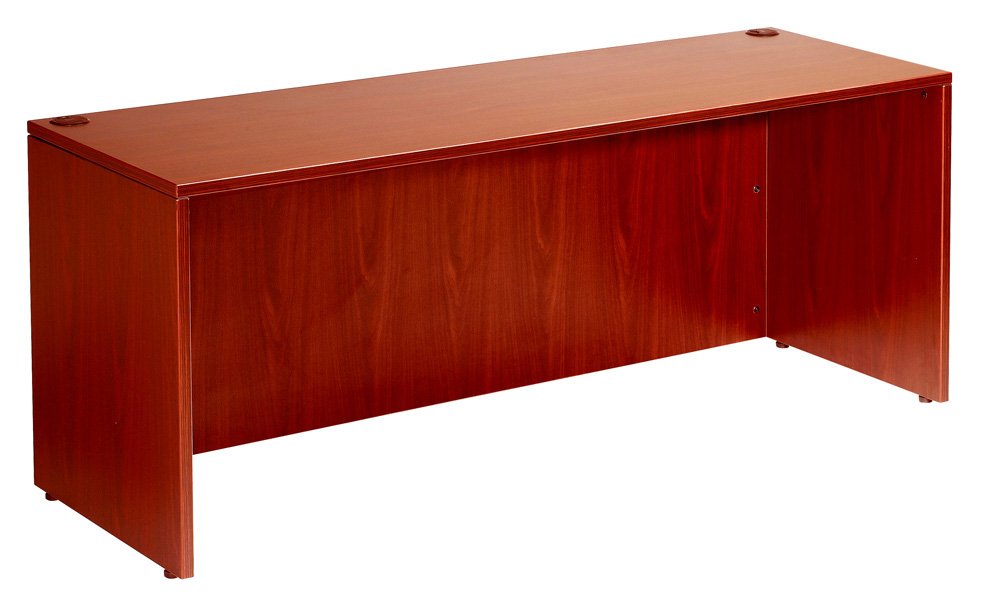 Boss Office Products Desk Shell 71 in Wide x 36 in Deep in Cherry (N101-C)