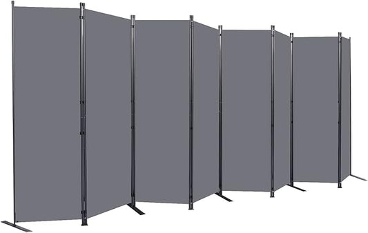 Room Divider 6FT Portable Room Dividers and Folding Privacy Screens, 8 Panel
