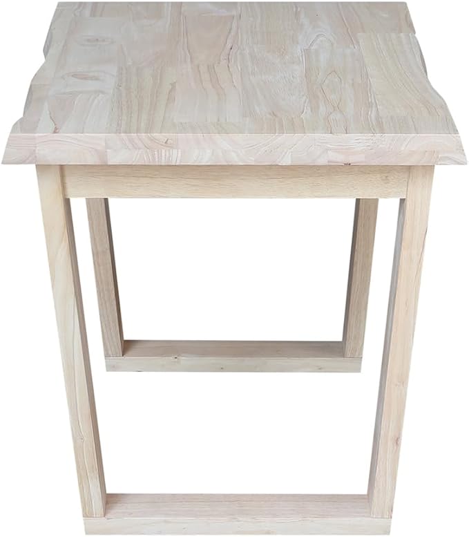 International Concepts Live Edge Solid Wood End Table