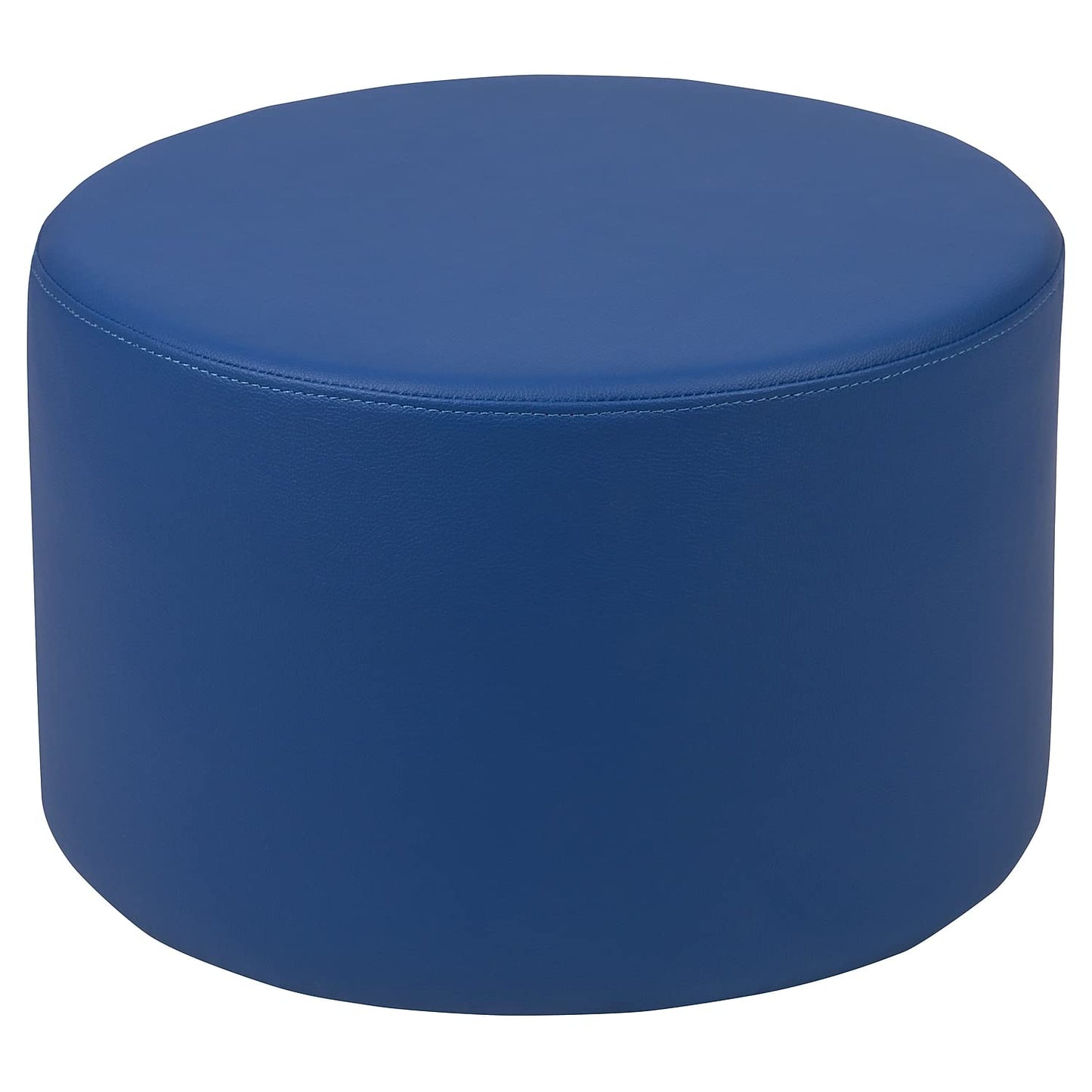 Flash Furniture Nicholas Soft Seating Flexible Circle for Classrooms and Daycares - 12" Seat Height (Blue)