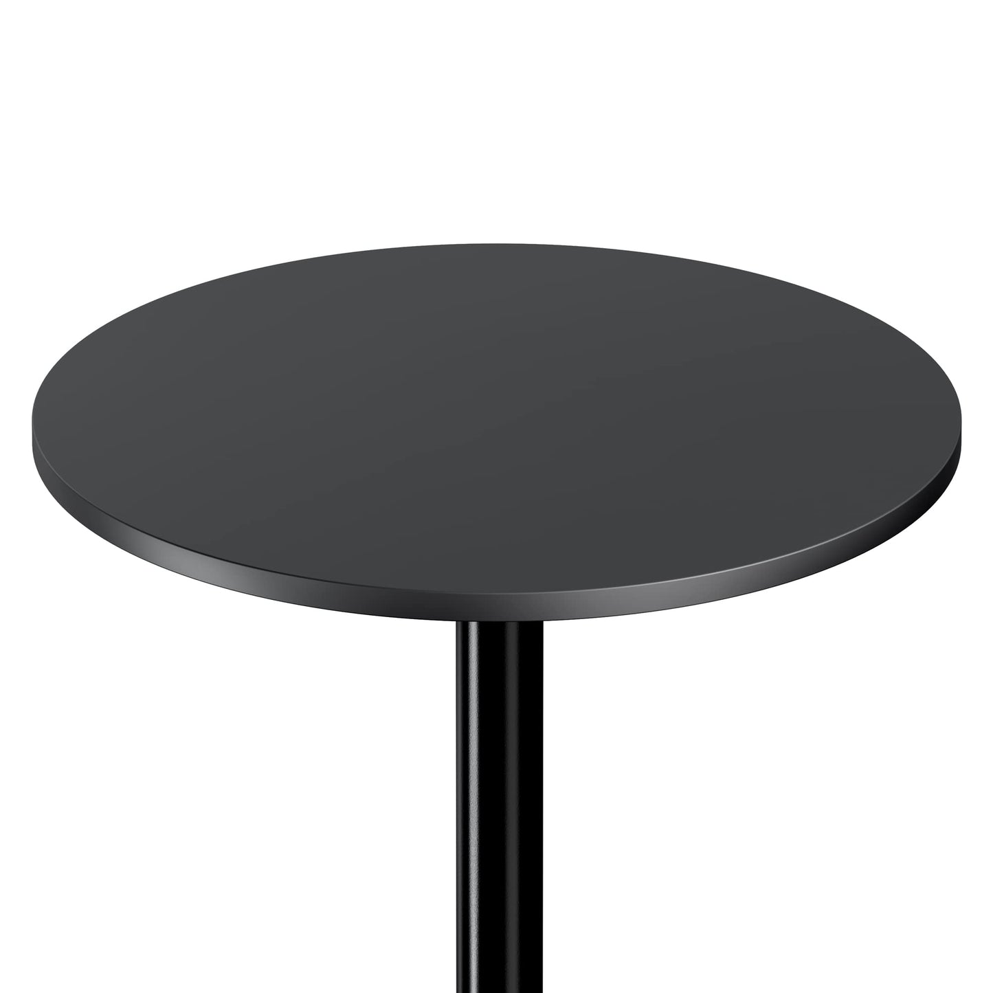 Winsome Obsidion Round Tall Pub Table, 40" in Black, Small High Top Circle Bar Style Cocktail or Bistro Table for Kitchen, Breakfast Nook, Dining Area, Accent Furniture