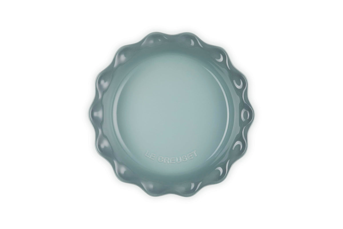 Le Creuset Stoneware Pie Dish, 9", Sea Salt