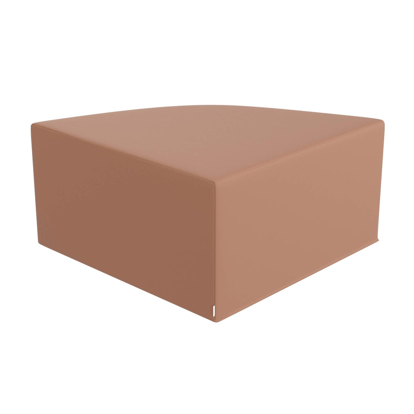 Children's Factory Corner Ottoman for Classroom, Size Large, Clay