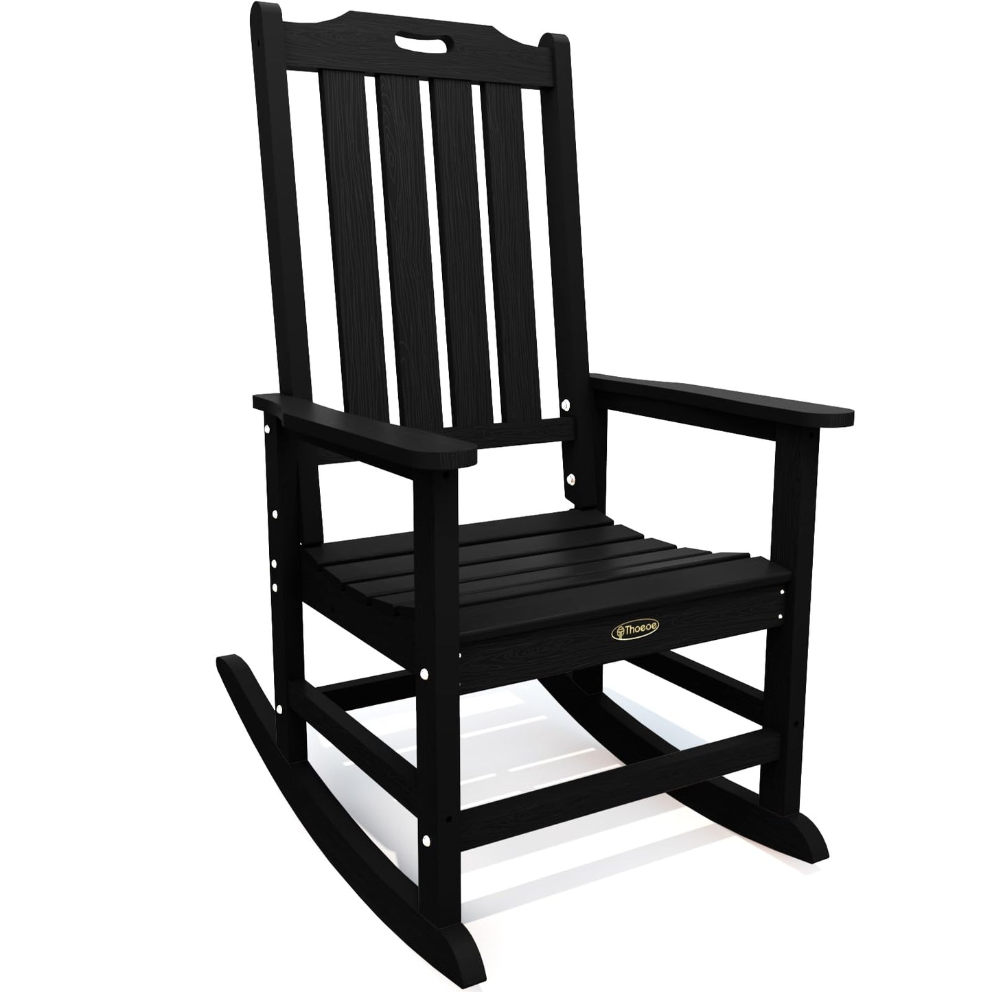 THOEOE Outdoor Rocking Chairs, Oversized Patio Rocking Chair
