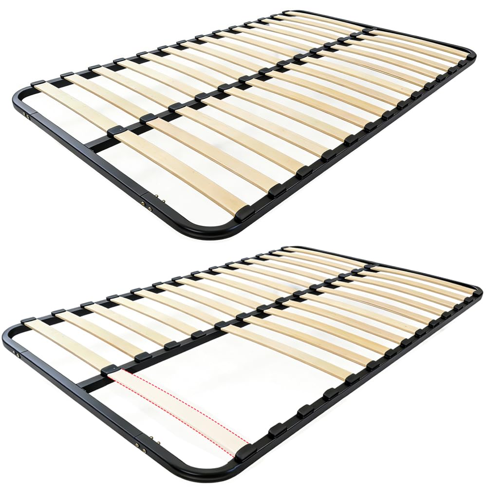 KUSRUP Slatted Bed Base Replacement Plywood Slats for Metal Bed Frame Repair, Suitable for Bed Frames/Sofa/Mattress Foundation/Platform Beds (39.4" L x 0.33" W x 2.08" Th/10 Pack)