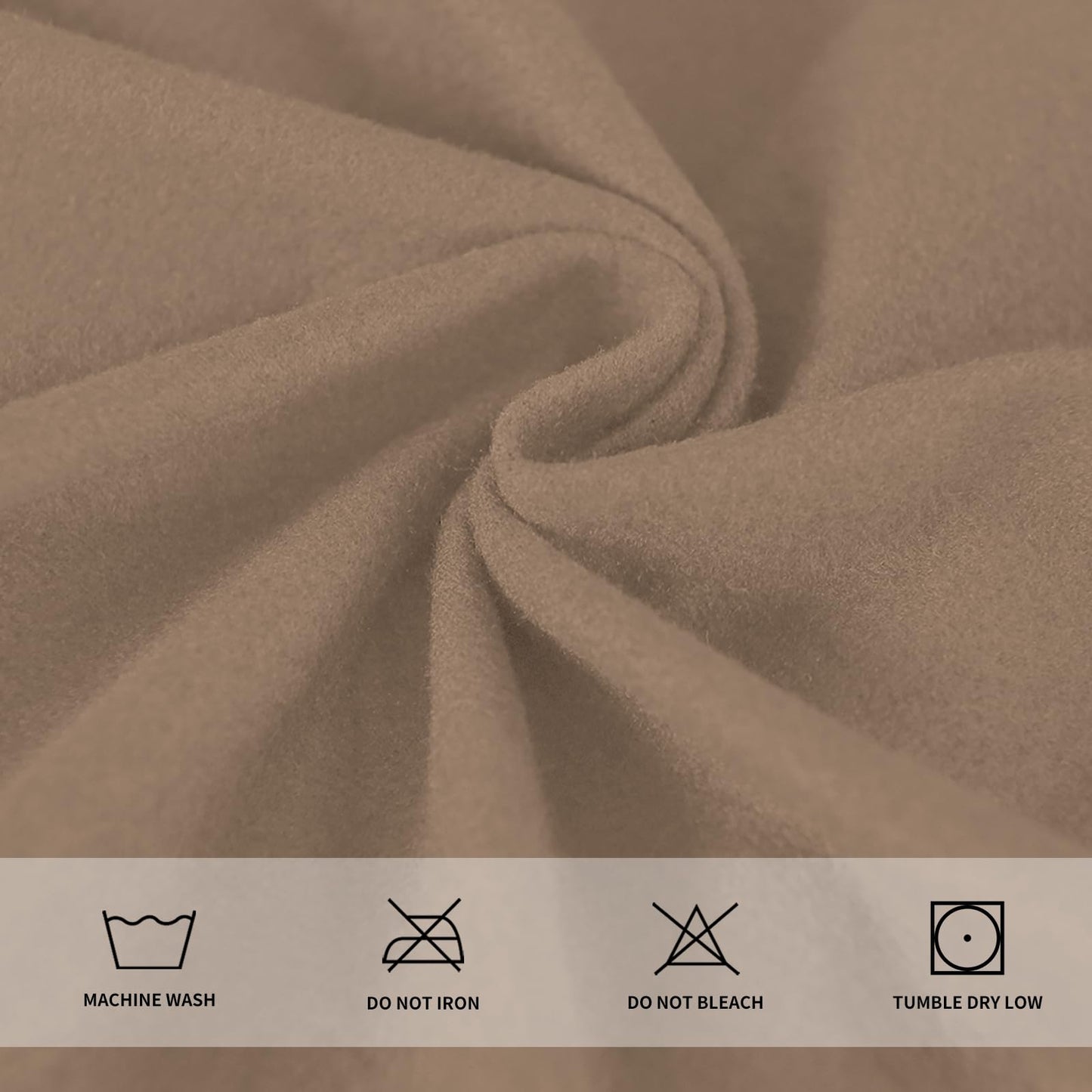 Easy-Going 7 Pieces Stretch Couch Cover Washable Sofa Cover Set for 3 Backrest and Seat Cushion Couch Anti-Slip Sofa Slipcover Furniture Protector with Elastic Bottom (Large, Camel)