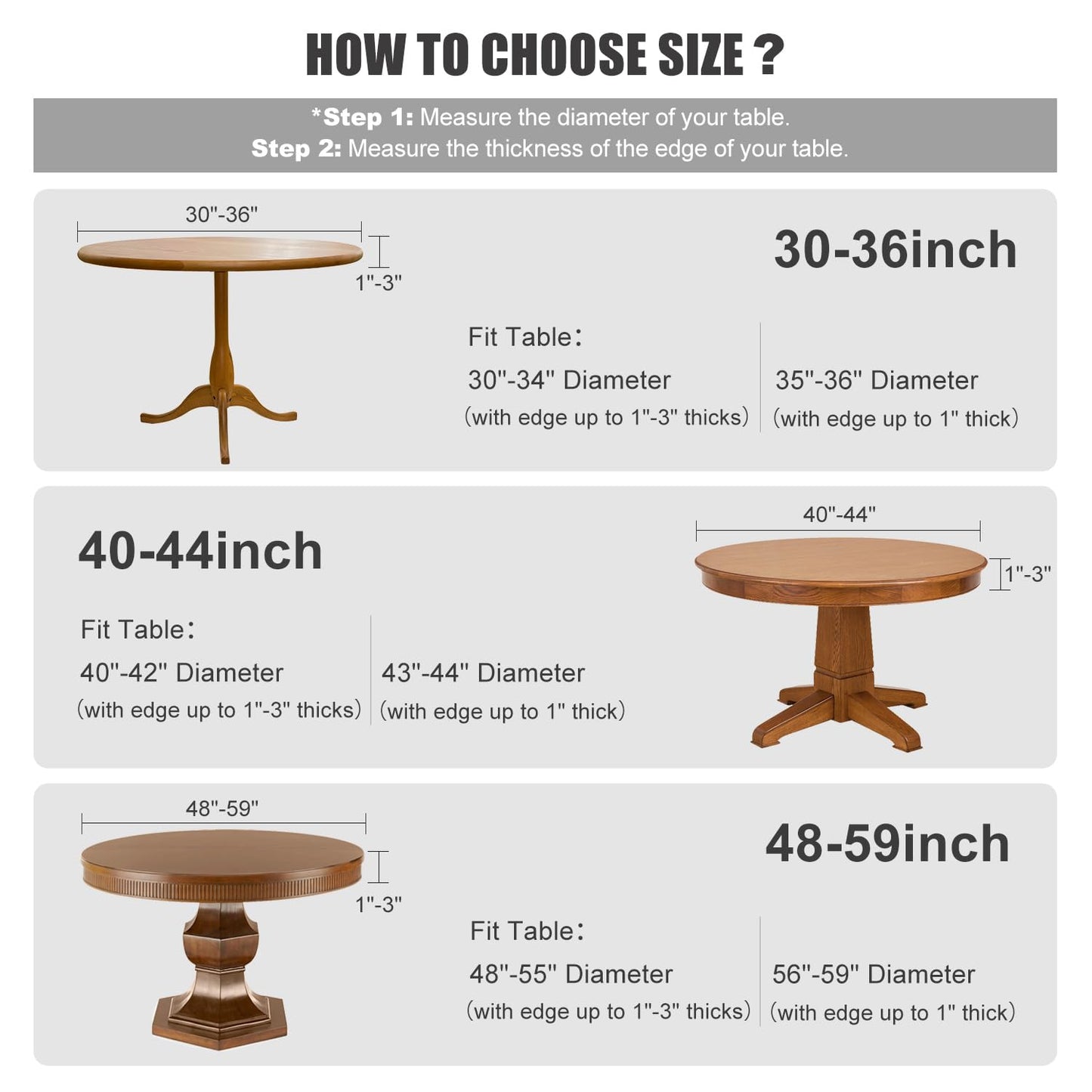 Obstal Fitted Round Table Cloth, Reversible Waterproof Stain Resistant Elastic Stretch Tablecloth, Wipe Clean Table Cover for Outdoor/Indoor Use, Fits Round Tables up to 40" - 44" Diameter, Baby Pink