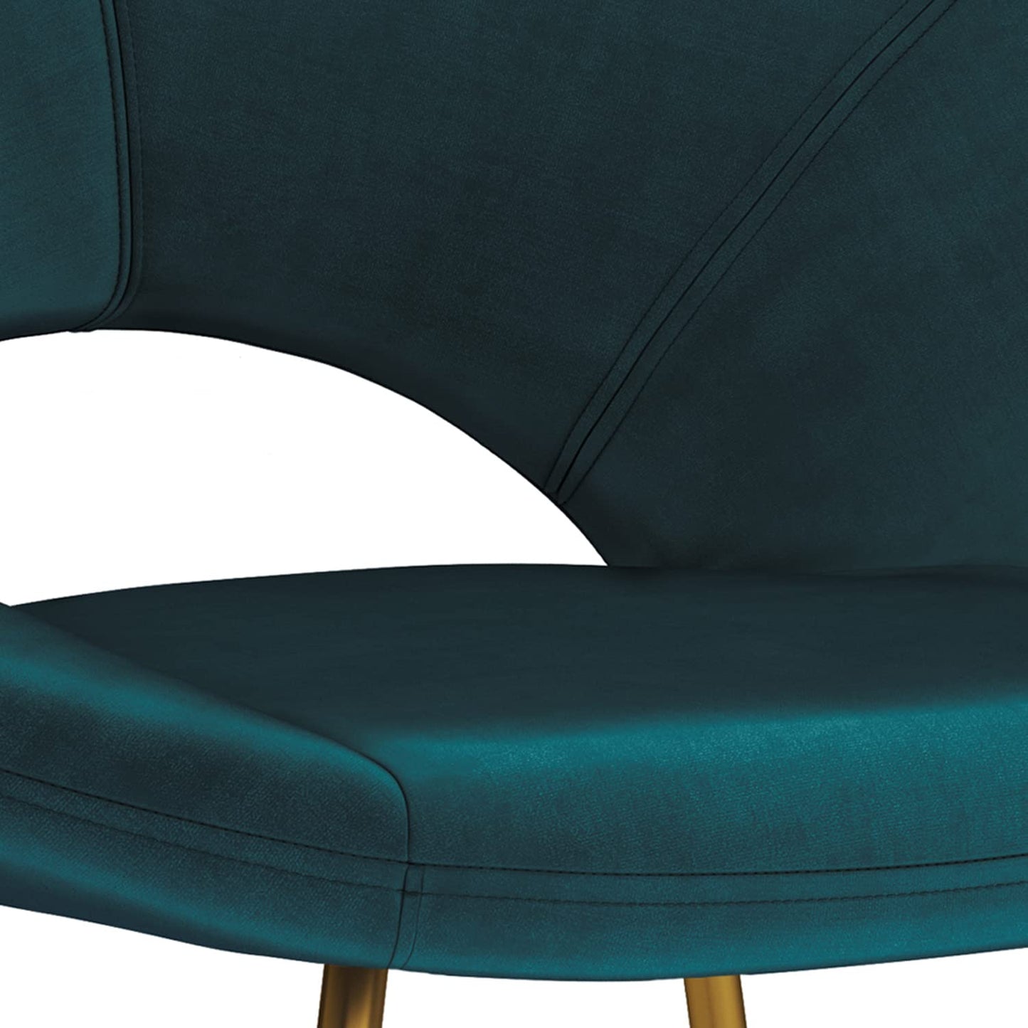 SIMPLIHOME Barrett 24 inch Wide Mid Century Modern Accent Chair in Teal Velvet Fabric for the living and family room