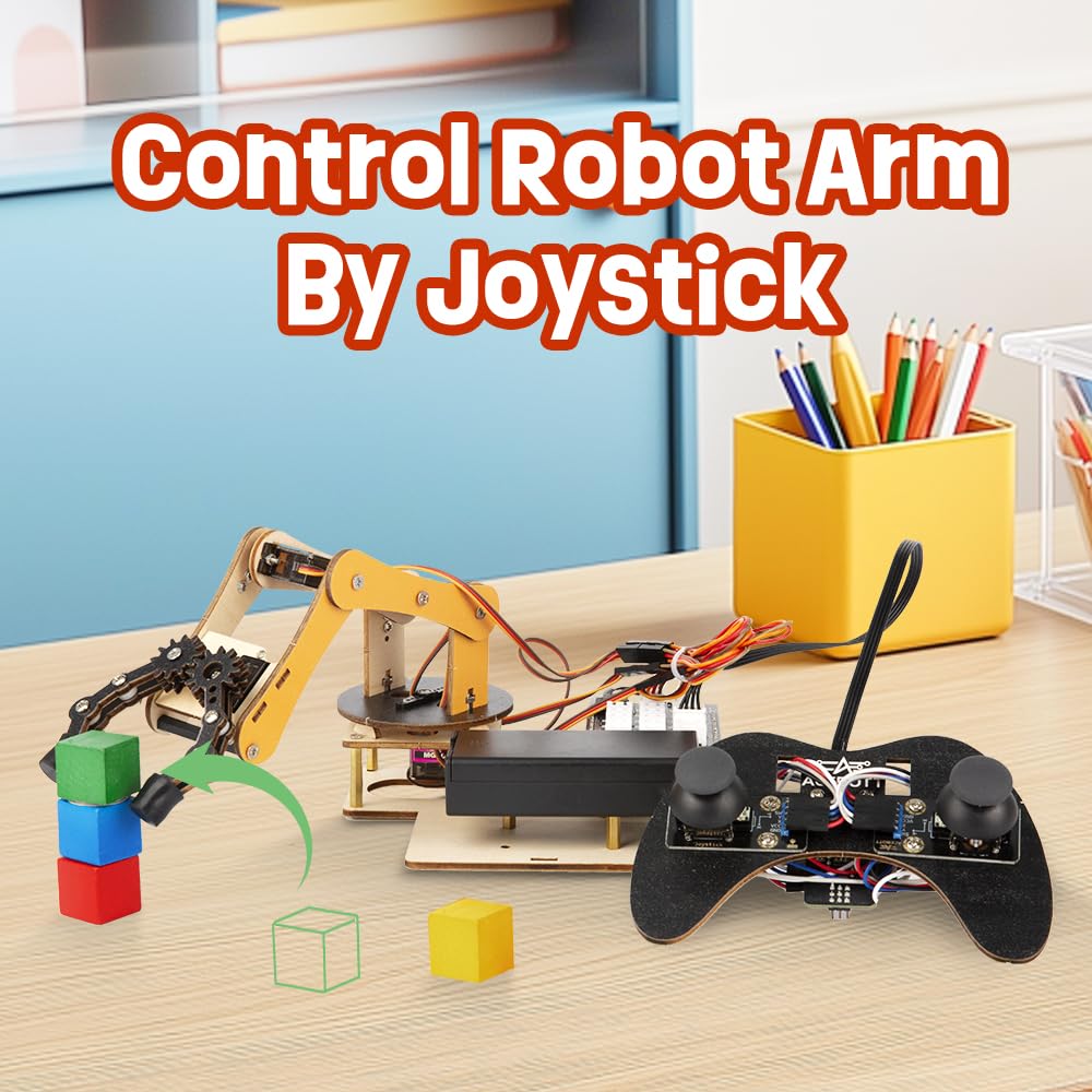 ACEBOTT 3-in-1 ESP32 IoT Control Smart Factory Starter Kit, Electronics Programming Kit Compatible with Arduino Scratch Online Tutorials, School DIY Education Solution Series STEAM Set for Teens 12+