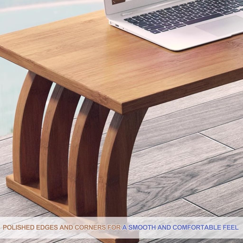 GLDGJMZ Zen Low Floor Table for Meditation & Altar, Japanese Style Furniture for Sitting, Dining & Coffee, 100x37x31cm, Brown - Ideal for Spiritual Practices