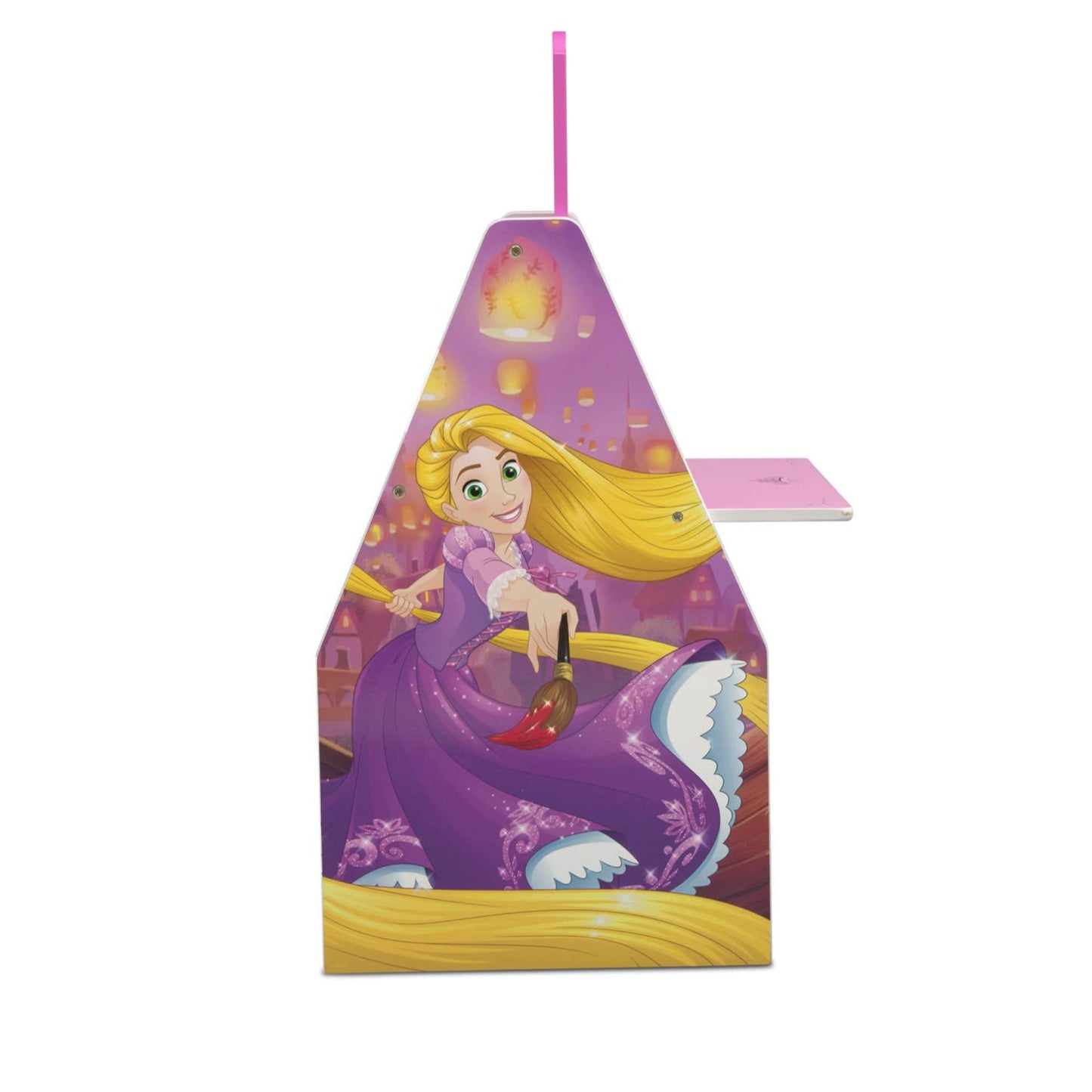 Delta Children Activity Center with Easel Desk, Stool and Toy Organizer, Disney Princess