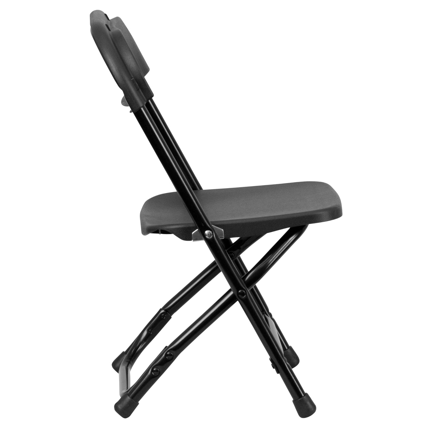 Flash Furniture Timmy 10 Pack Kids Black Plastic Folding Chair