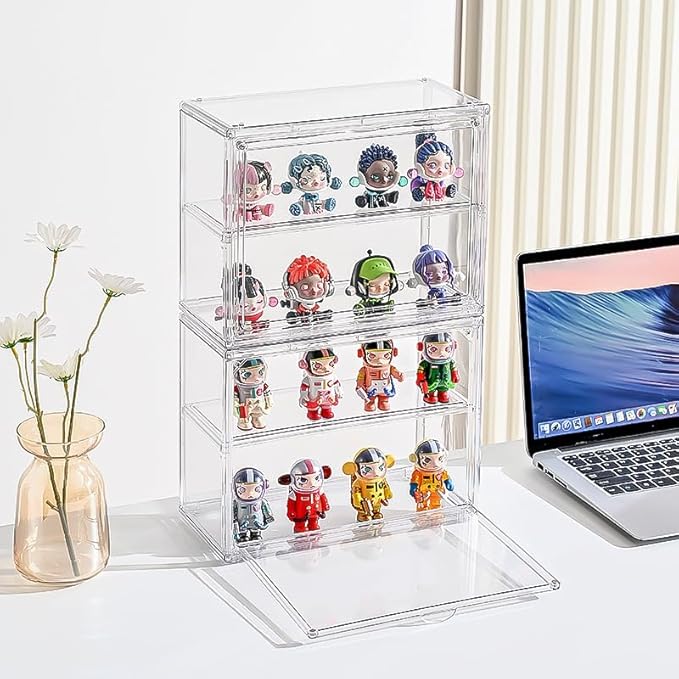 BOHOIDEE 2 Tiers Clear Display Case
