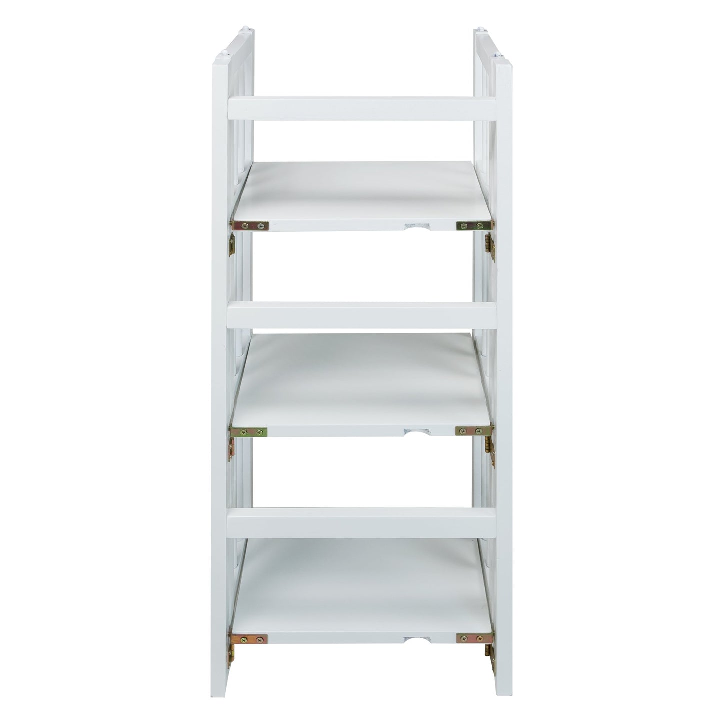 Casual Home 3-Shelf Folding Bookcase, 14" Wide, White