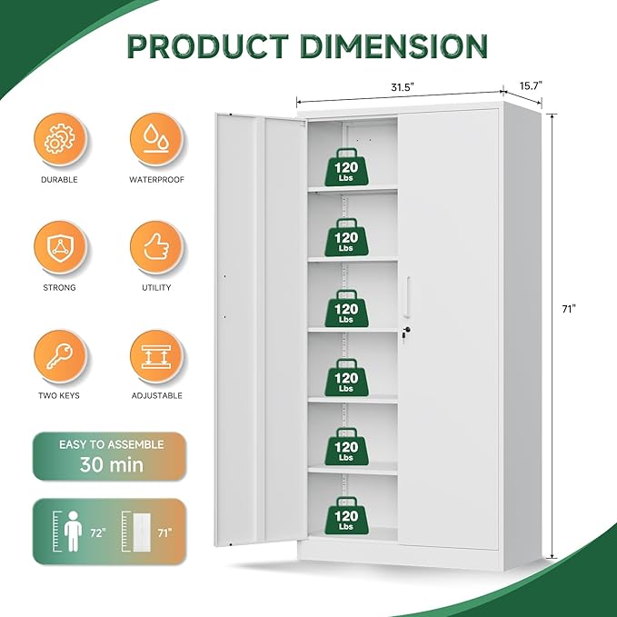 Letaya Metal Storage Cabinets