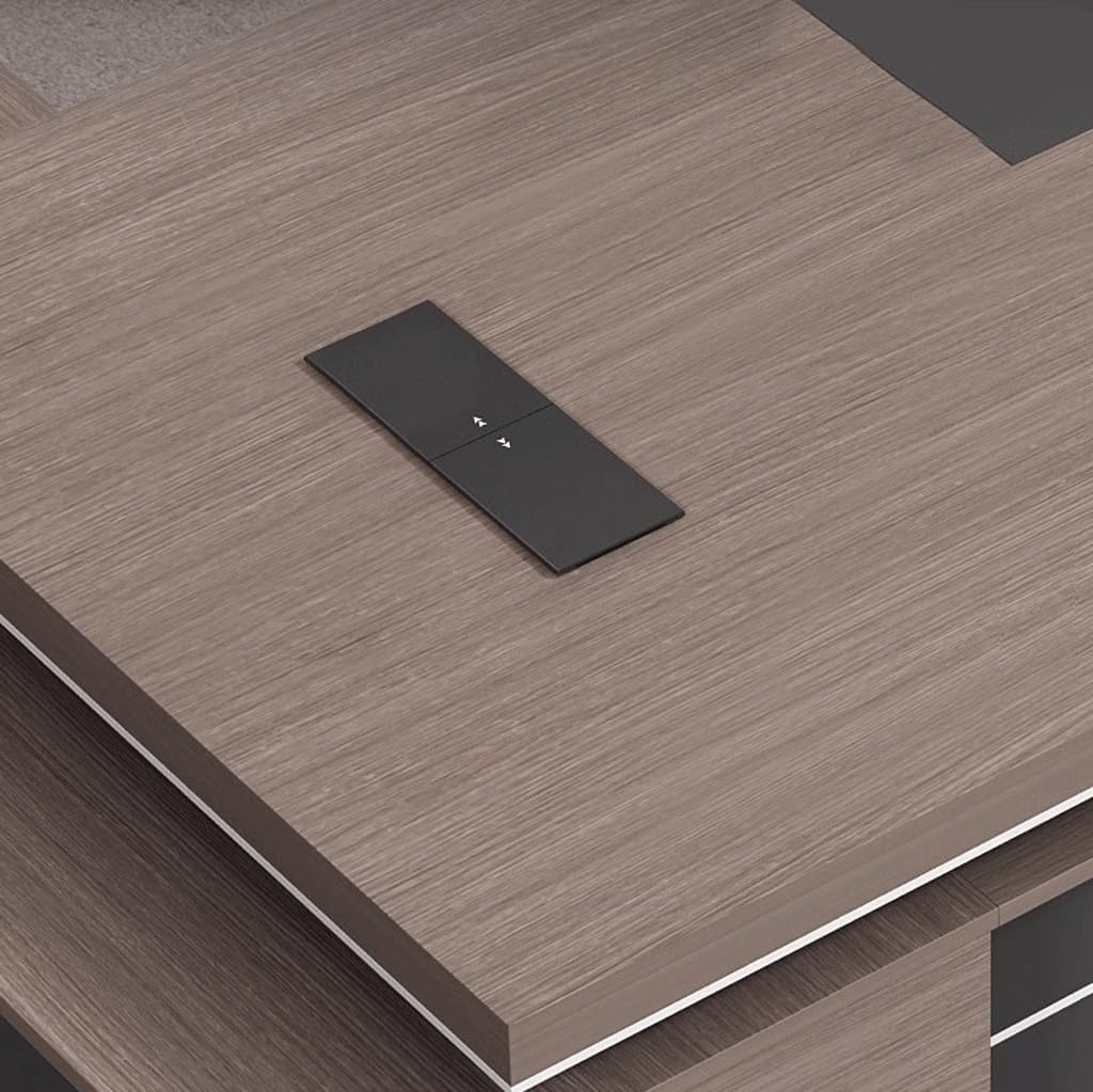 ULTRAWAVE Computer Desk Home Office Desk Boss Desk Office Manager Desk Simple CEO Desk Furniture