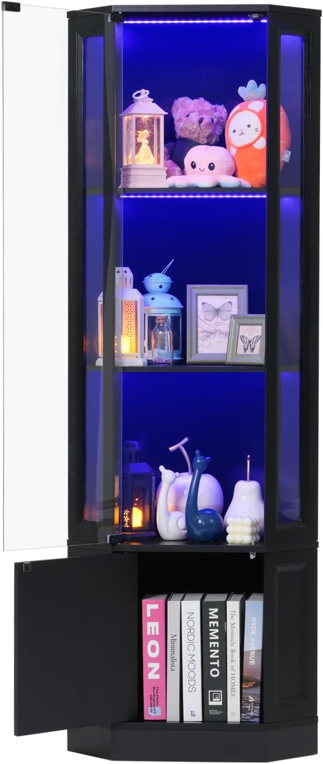 Verano Garden Corner Display Cabinet