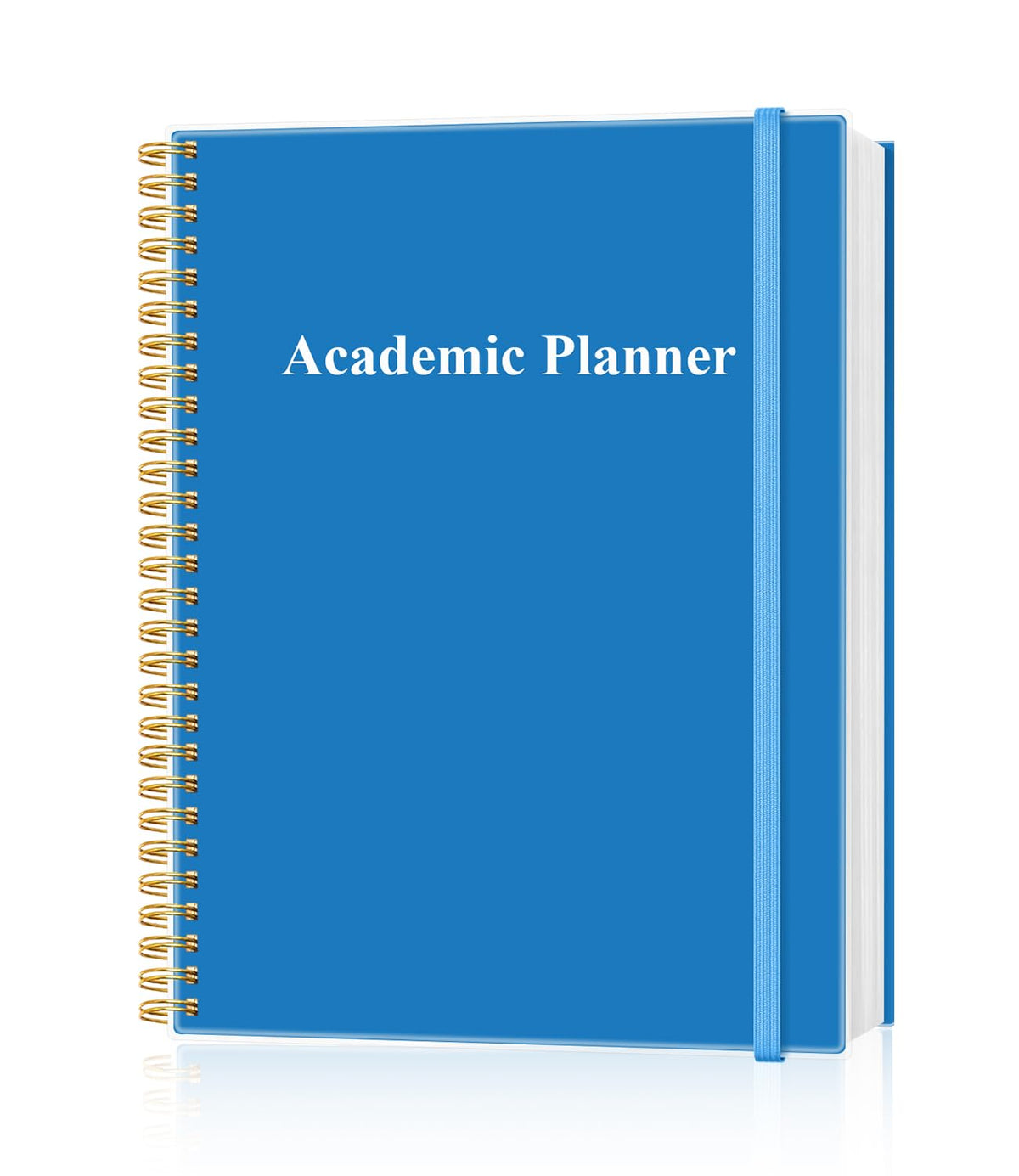 Academic Planner for 2026-2027 or Anytime - Undated Weekly Student Planner For Homeschool, High School, College & Nursing Students, 200 Pages, 8.5" x 11", Blue