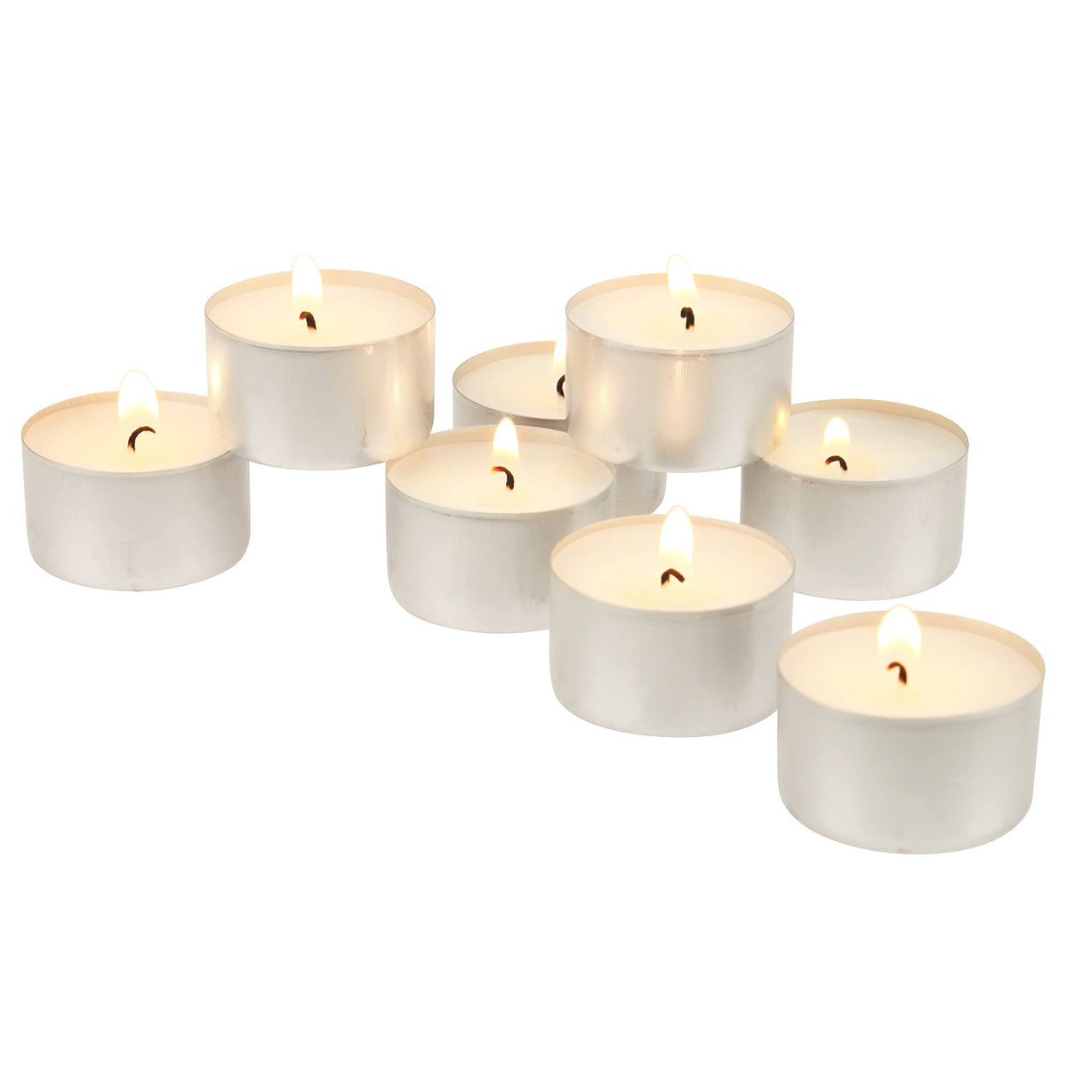 Stonebriar 300 Pack Unscented 8 Hour Extended Burn Time Tea Light Candles