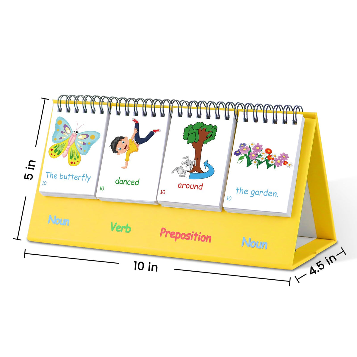 Auchq Sentence Building Flip Chart for Kids,Speech Autism Therapy Learning Materials for Preschool Kindergarten Elementary Special Classroom Must Haves, Essentials Supplies for Homeschool