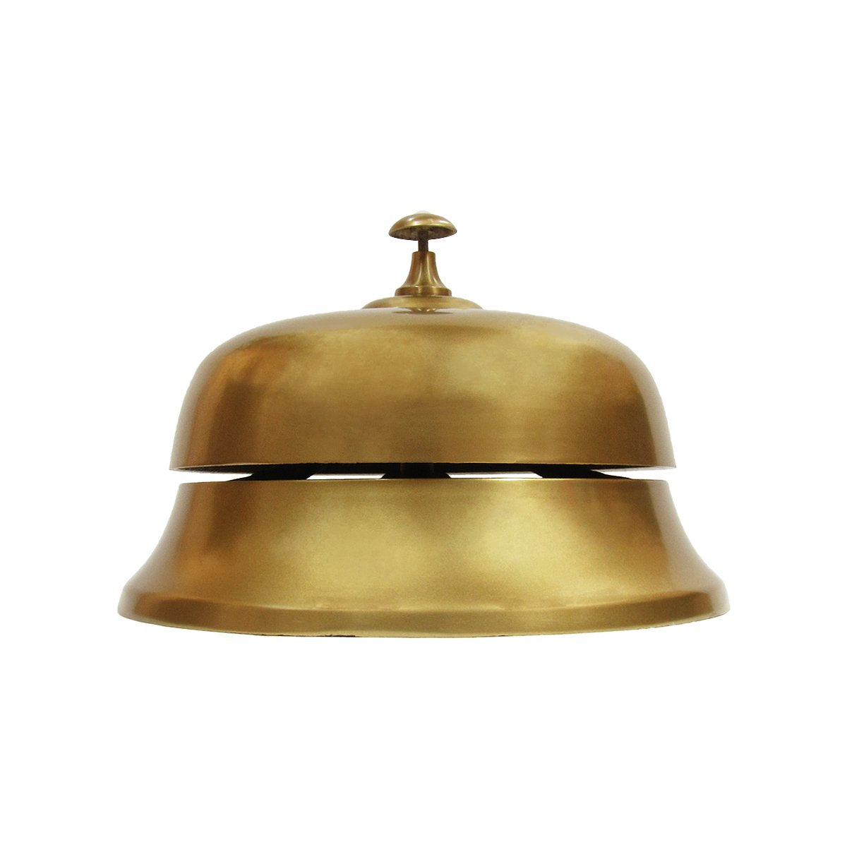 Treasure Gurus Huge Solid Brass Hotel Counter Service Desk Bell