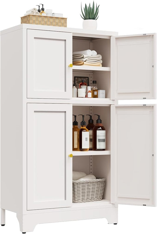 Bevivog Metal Locker Storage Cabinet, Home Accent Cabinets