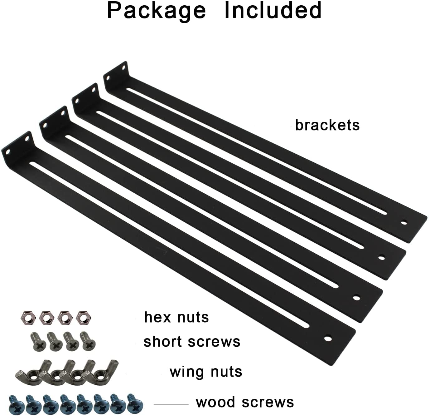 VANROUG Drawer Repair Kit, Furniture Repair Accessory Bracket Middle Mount to Reinforce and Repair Breakage, for Wood/Particleboard/MDF Chest of Drawers - Screws Included