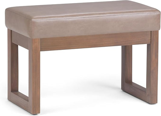 SIMPLIHOME Milltown Small Ottoman Bench