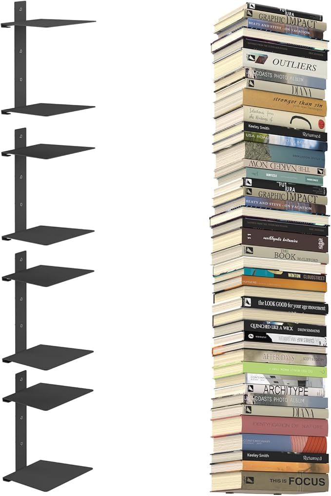 Mefirt Invisible Floating Bookshelves