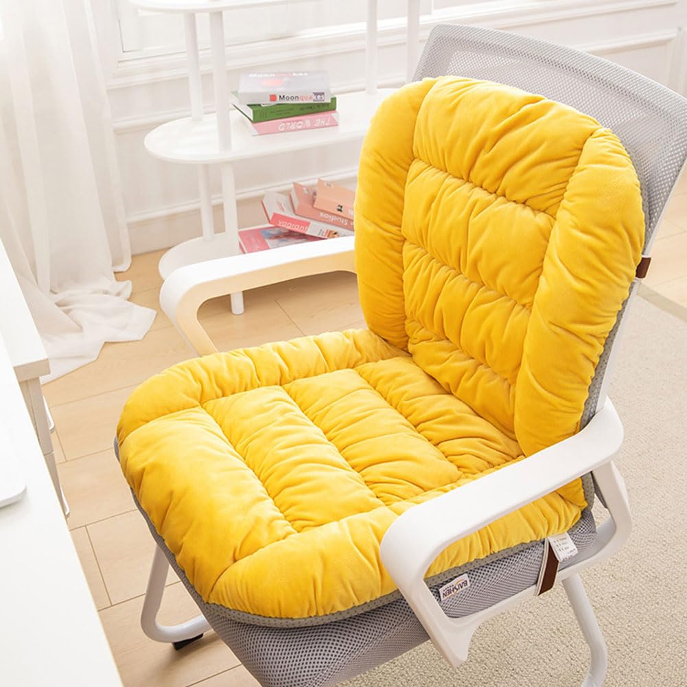 GKWW Desk Chair Cushion Office Chair Cushions with Removable Cover Soft Seat Pad Dorm Seat Pad with Back Support Rocking Chair Cushions,90×50cm