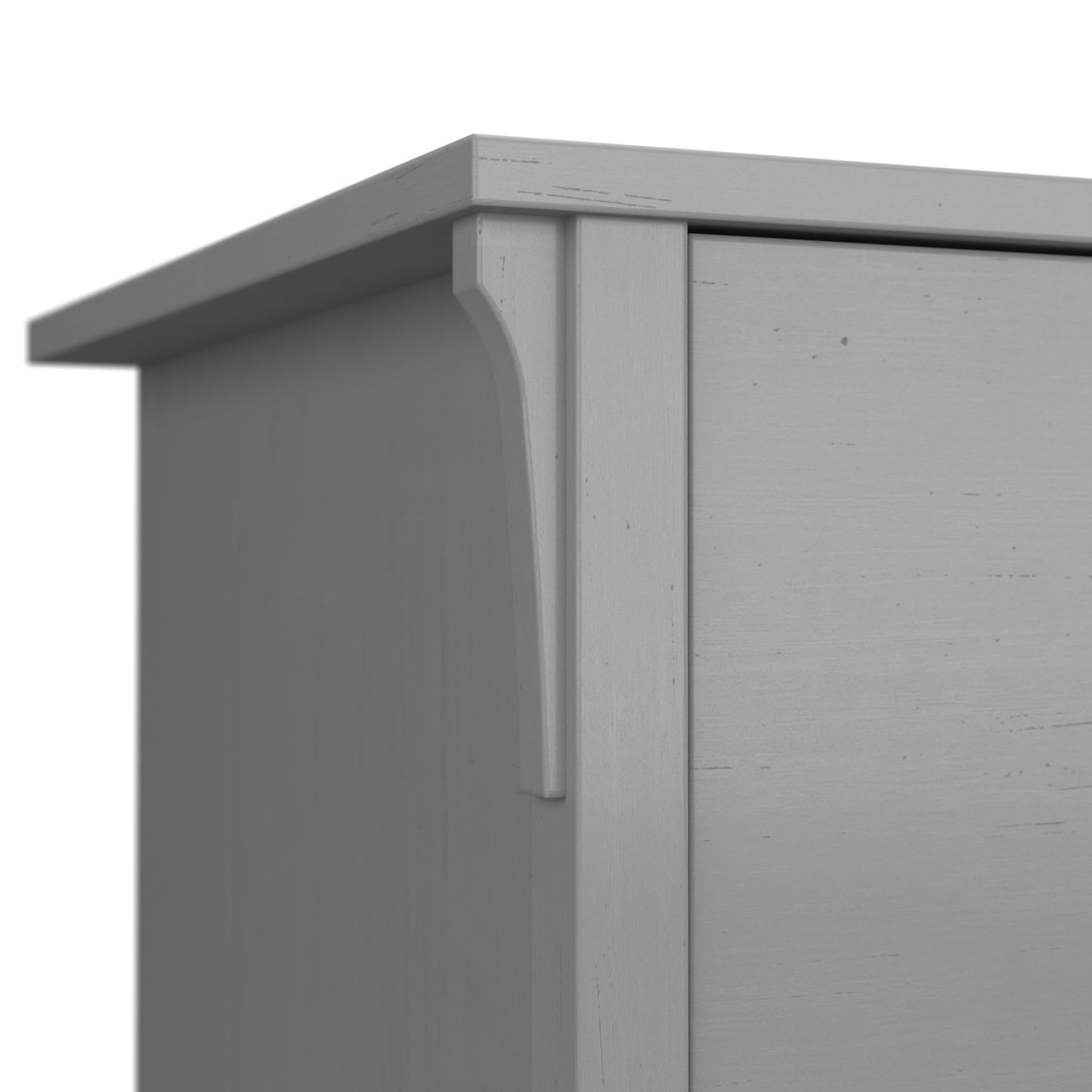 Bush Home Salinas 6 Cube Organizer in Cape Cod Gray, Office Storage Solution, Home Organizer with Open Shelving, Compact Unit for Books and Supplies
